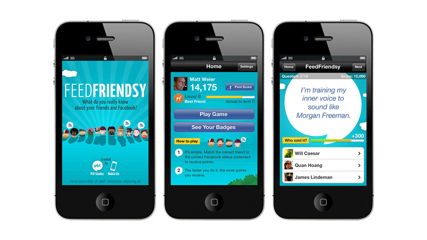 Feed Friendsy iOS app
