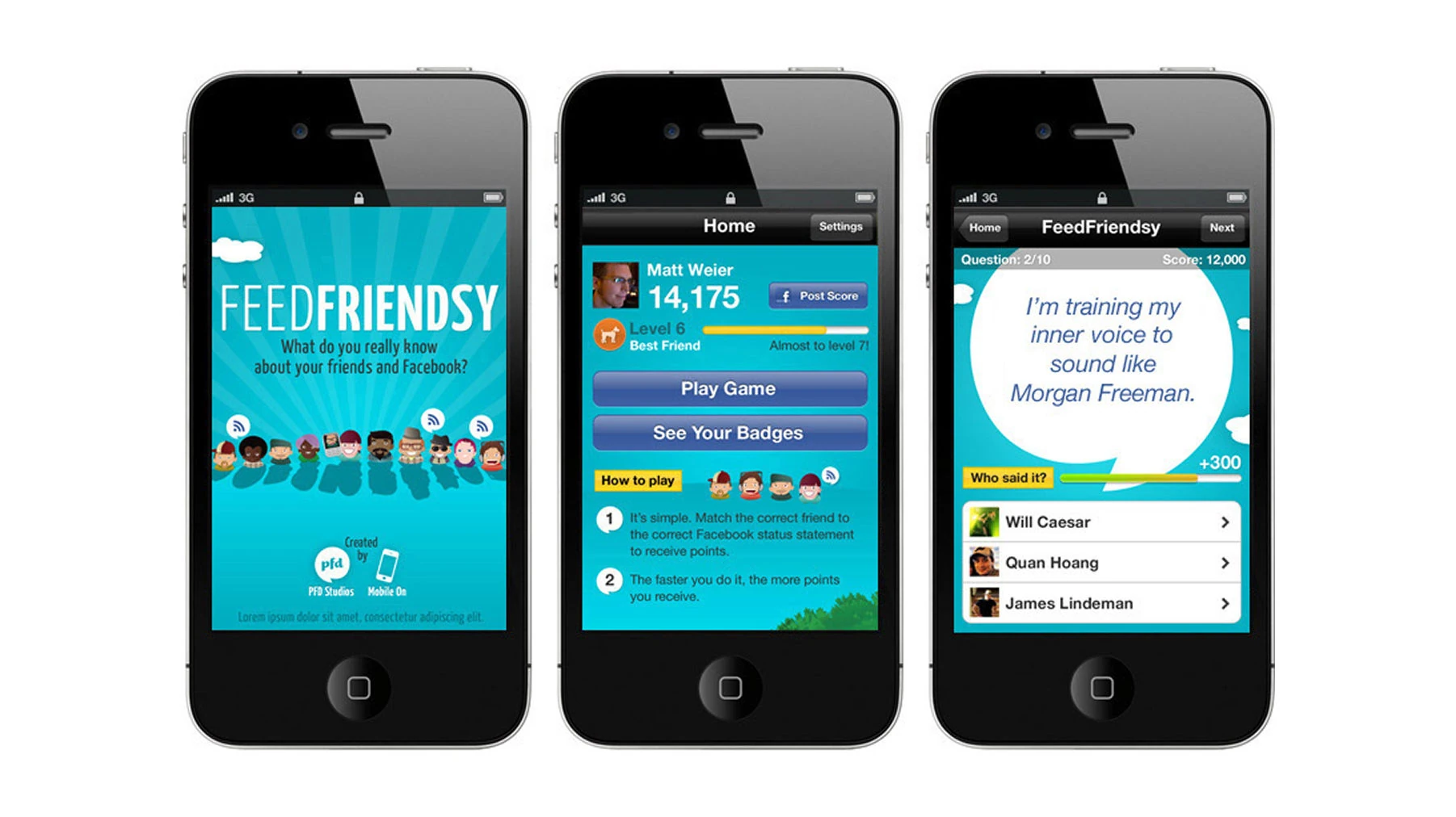 Feed Friendsy iOS app