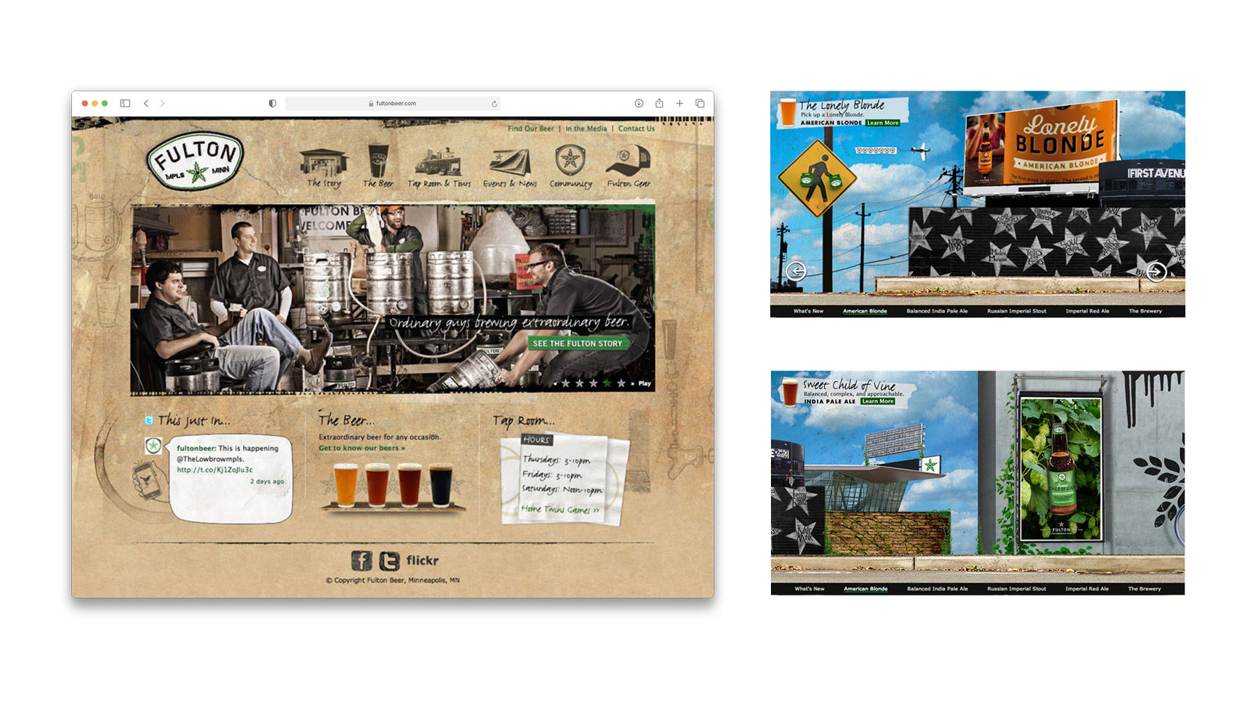 Fulton Beer website