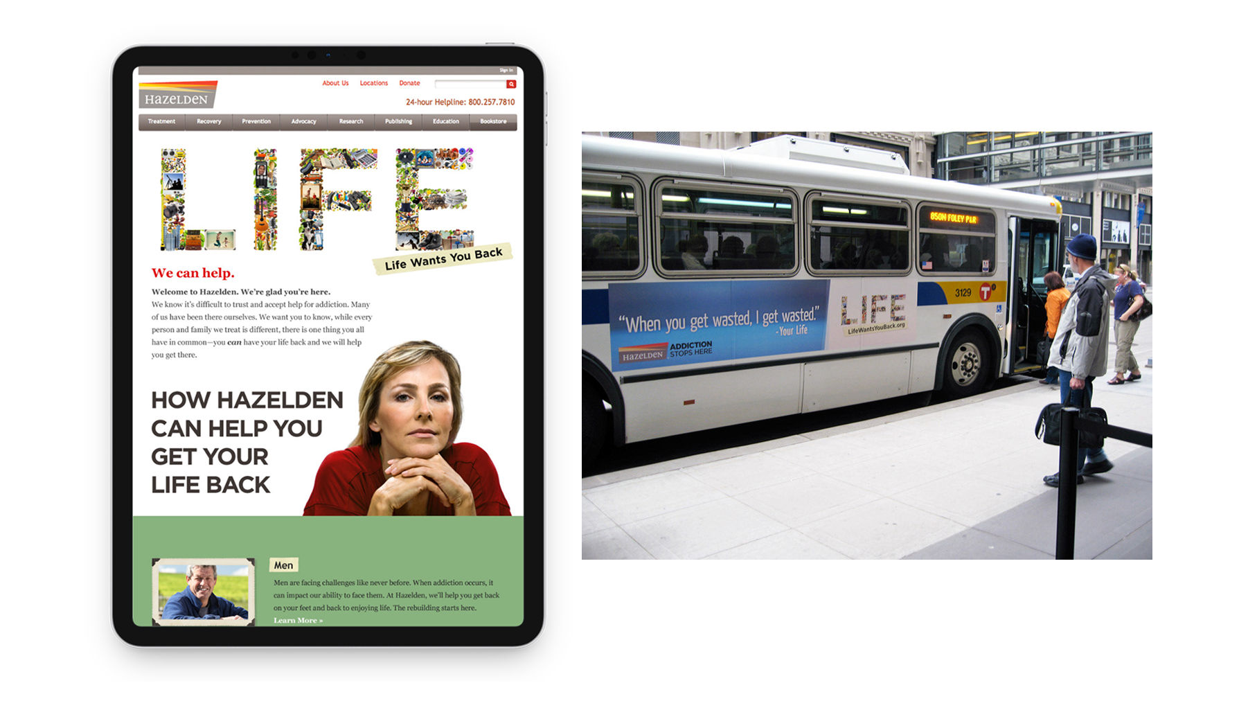 Hazelden campaign and website